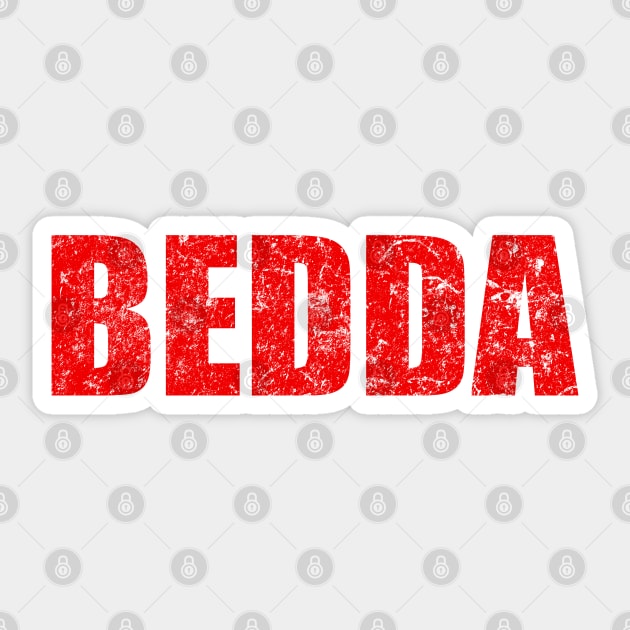 Bedda Sicilian Word Sicily Sicilia Funny Gift Regalo Sticker by WhyNotTee